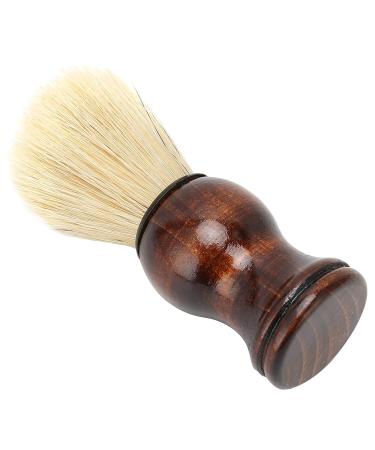 Premium Beard Razor Brush - Anti-Slip Wood Handle Portable Shaving Brush for Cream Foam & Soap | Professional Hairdressing Tool - Buy Online on GoSupps.com