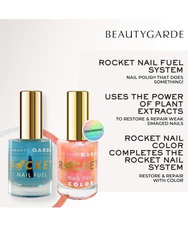 Buy BeautyGARDE Rocket Fuel Longwear Nail Polish - Opal | Strengthens & Promotes Growth | Cruelty-Free Vegan 21-Free - 0.5 Oz - Buy Online on GoSupps.com