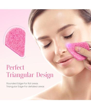 Buy Compressed Flower-Shaped Facial Sponges | Pink Exfoliator for Professionals & Home Use - International Shipping - Buy Online on GoSupps.com