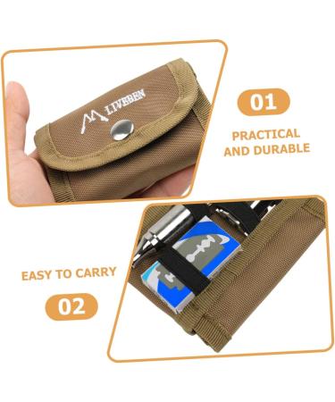 Frcolor 5-Tool Razor Storage Bag | Electrician Razor Protection Case | Oxford Fabric Skull Design for Hairdressers & Men - Buy Online on GoSupps.com