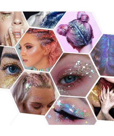 VERONNI Glitter Eyeshadow Palette - 15 Colors Matte Shimmer Glitter | High Pigment Eye Shadow Palette for Stage & Halloween Makeup - Buy Online on GoSupps.com