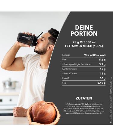 Buy Best Body Nutrition Gourmet Premium Pro Protein Shake - Cream Nut Flavor 1kg | 4-Component Blend: Casein Whey Concentrate Isolate & Egg Protein - International Shipping Available - Buy Online on GoSupps.com