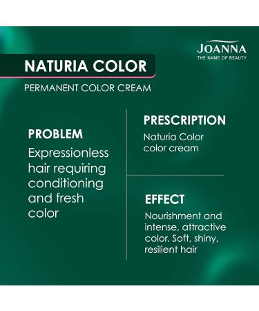 Joanna Naturia Color Permanent Hair Color Cream Goodness of Milk Proteins and Peach Extracts Premium-Quality Hair Dye Provides Soft and Lustrous Hair Long-Lasting Hair Colors Cold Blond - Buy Online on GoSupps.com