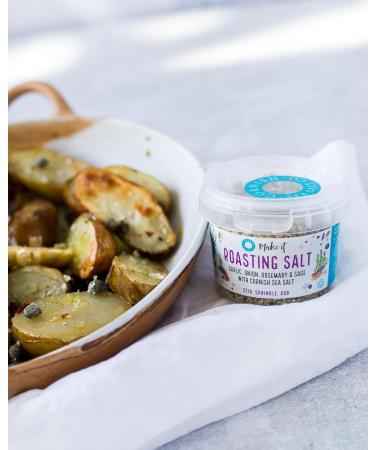 Cornish Sea Salt Tub (8 Pack Roasting Salt 50g) - Buy Online on GoSupps.com
