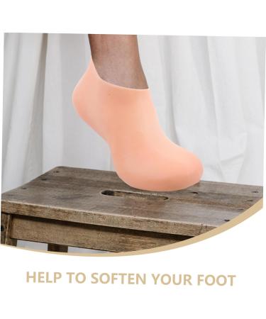 FRCOLOR 4 Pairs Exfoliating Moisturizing Socks Moisture Enhancing Socks Overnight Spa Socks Lotion Gloves Moisturizing Gel Socks Moisturizing Feet Socks Dedicated Torn Socks Girl Sebs - Buy Online on GoSupps.com
