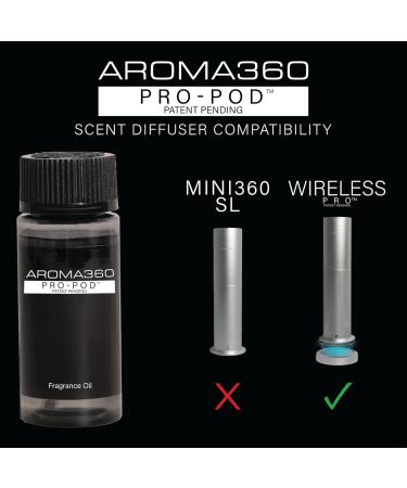 Buy Aroma360 Pro Pod 50ML - Luxury Essential Diffuser Oil | Aromatherapy Scent with Lemon Ocean Bergamot & Jasmine - Ideal for Home & Travel - Buy Online on GoSupps.com