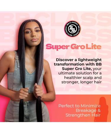 Bronner Bros Super Gro Lite Hair Growth Treatment - 6oz for Dry Itchy Scalp | Reduces Breakage Strengthens Hair & Hydrates with Keratin Vitamin E Sage & Coconut Oil - Buy Online on GoSupps.com