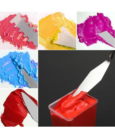 11 Piece Stainless Steel Spatula Palette Knife Set - Professional Painting Knives for Color Mixing, Cake Decorating, and Canvas Acrylic Art - Buy Online on GoSupps.com