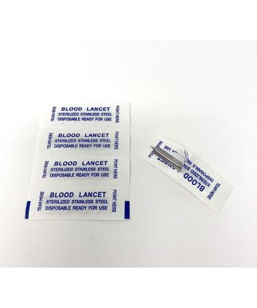 200 Pack Disposable Stainless Steel Lancets - Individually Foil Wrapped by P&P MEDICAL SURGICAL - Buy Online on GoSupps.com