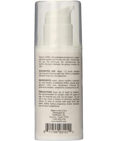 Twist 25 DHEA Cream - Natural Hormone Support for Men and Women - Buy Online on GoSupps.com