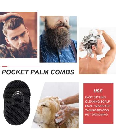 Portable Palm Combs Set for Hair, Beard, Scalp & Pet Grooming - 6 Pack - Buy Online on GoSupps.com