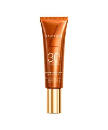 Lancaster Infinite Bronze Sunlight Cream SPF 30 50ml - Medium/Dark Shade | Tinted Protection | Non-Greasy and Non-Sticky Formula | Natural-Looking Finish | Vegan
