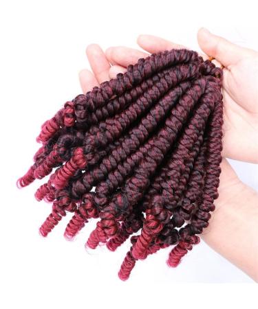 6-inch spring crochet hair pre-ED-BOB bomb fluffy synthetic pre-loop passion-hand crochet braids 20 strands TBUG 6inches 9PCs/Lot 6inches 9PCs/Lot TBUG