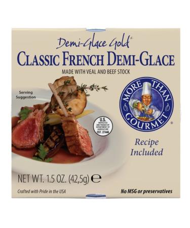More Than Gourmet Classic French Demi Glace - Veal 1.5 Oz | Rich Flavor for Gourmet Cooking - Buy Online on GoSupps.com