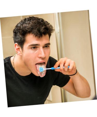 Gleavi Tongue Cleaning Brush Set - 2 Stainless Steel Scrubbers for Effective Oral Hygiene | 19.5x3x0.6cm - Buy Online on GoSupps.com