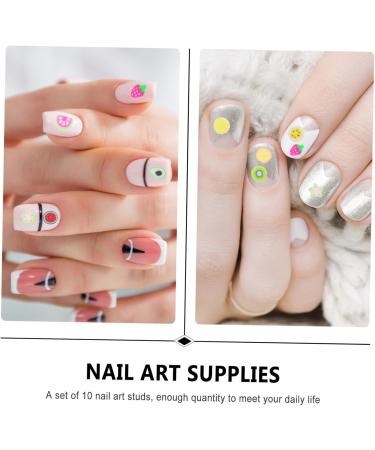 Gogogmee 24 Boxes Fruit Slice DIY Manicure Fruit Nail Slices Beads for Bracelets Fruit Stickers Cellphone Craft Slice Fruit Slices Nail Sticker Manicure Tips Slices Candy Decor Bangle Shine - Buy Online on GoSupps.com