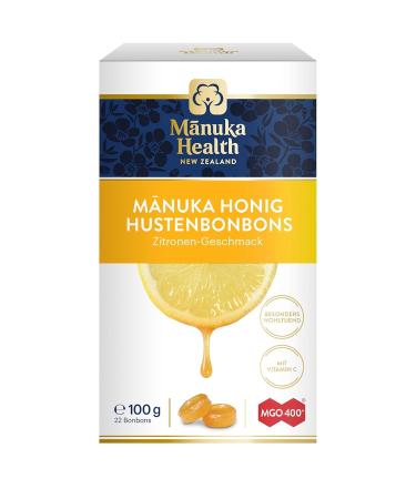 Manuka Health MGO 400+ Lollipotive & Lemon Lozenges Bundle - 100% Pure New Zealand Propolis & Vitamin C Candies - International Shipping Available - Buy Online on GoSupps.com