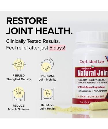 Natural Joint Advanced - Organic Plant-Based Joint Supplements for Flexibility & Mobility | Shop Internationally - Buy Online on GoSupps.com