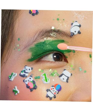 DRESSOOS 100pcs Eye Shadow Stick Dual-ended Eye Stick Brushes Dual Ended Makeup Brush Mini Rubber Cotton Pink 6.20X0.50X0.50CM Pink - Buy Online on GoSupps.com