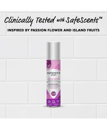 Summer's Eve Deodorant Spray Island Splash Scent 63 g (Pack of 1) - Buy Online on GoSupps.com