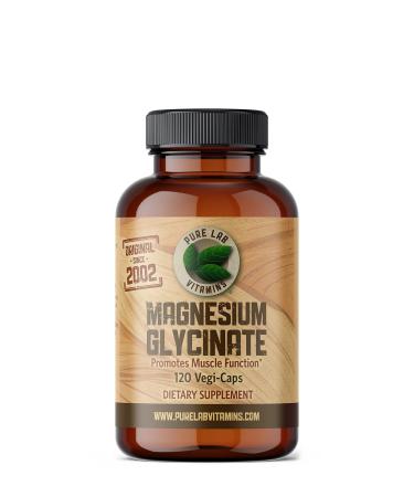 Magnesium Glycinate 500mg - Magnesium Supplement for Women & Men - Magnesium Pills Supplement - Magnesio Glycinate Capsules - Gluten Free Chelated Magnesium Supplement Sugar-Free Made in Canada