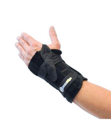 Adjustable Wrist Support Brace Recovery for Carpal Tunnel Tendonitis Arthritis Sprains and Strains Post-Operative Stabilization and Day/Night Pain Relief PDAC Approved L3908 Right Wrist