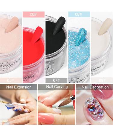 120g Clear Acrylic Powder - Professional 3D Nail Extension & Carving | Durable Gray Nail Art Gift - Buy Online on GoSupps.com