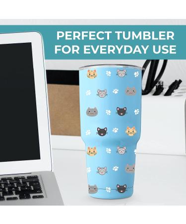 KEDRIAN Cat Mom Tumbler 30oz  Perfect Cat Gifts For Cat Lovers  Cat Cup  Cat Mugs  Cat Lover Gifts For Girls  Cat Lover Gifts For Women  Cat Gifts For Women  Cat Mom Gifts For Women  Cat Water Bottle - Buy Online on GoSupps.com
