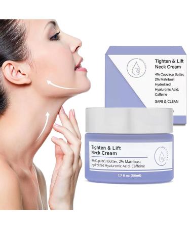 Neck Firming Cream Neck Tightening Cream Tighten and Lift Firming Neck Cream Neck Creams for Tightening and Firming Sagging Skin Help Reduce Fine Lines & Wrinkles