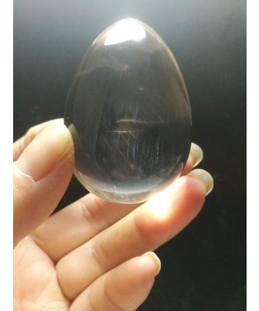 Natural Crystal Rough Rare Natural Clear Blue Rutiles Crystal Quartz Egg 2.28 Inch Spiritual Reiki yuebang - Buy Online on GoSupps.com
