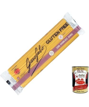  Italian Gourmet E.R. Garofalo Linguine Gluten-Free Set of 5 boxes of 400 g gluten-free gluten-free gluten-free gluten-free with Italian Gourmet Polpa 400 g - Buy Online on GoSupps.com