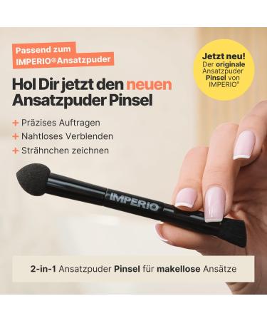 IMPERIO Root Powder - Hair Concealer for Hair Thickening for Women and Men Waterproof Hair Makeup for Concealing Roots - 4 g (Medium Blonde) - Buy Online on GoSupps.com