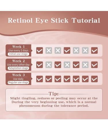 Retinol Eye Stick 0.24oz - Anti-Aging Under Eye Cream for Puffiness, Bags, Dark Circles & Fine Lines - Visible Results in 3-4 Weeks - Buy Online on GoSupps.com