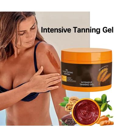 Luxury Intensive Tanning Gel Extreme Dark Intensive Tanning Luxe Gel Intensive Tanning Luxe Gel Tanning Oil for Beach Travel Size Natural Tanning Accelerator Cream for Outdoor Sun (1Pcs) - Buy Online on GoSupps.com