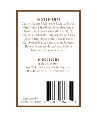 Lisa & Michelle Natural Deodorant - Coconut Vanilla Paraben & Aluminum Free Unisex Antiperspirant for Women & Men - Shop Internationally - Buy Online on GoSupps.com