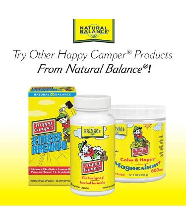 Natural Balance Happy Camper 5-HTP 50 mg - 60 Vegetarian Capsules for Mood Support - Buy Online on GoSupps.com