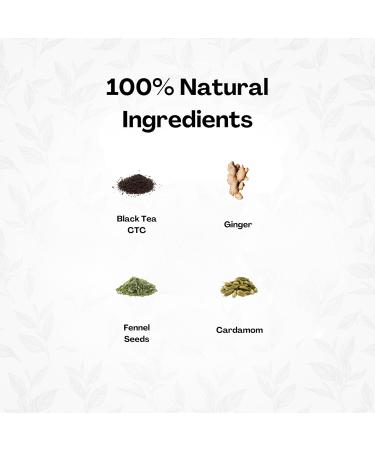 Kara | (Bombay Cutting Chai Loose Leaf (50 Cups/3.5oz/100gm) | 100% Natural Ingredients - Pack of 1) - Buy Online on GoSupps.com