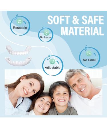 Buy WTTFC Adjustable Artificial Teeth - 2 Pairs for Men & Women | Temporary Dental Comfort for a Confident Smile - International Shipping Available - Buy Online on GoSupps.com