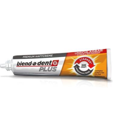 Blend-a-Dent Plus Best Hold Premium Adhesive Cream 40g - Long-Lasting Denture Fixative for Secure Fit | International Shipping Available - Buy Online on GoSupps.com