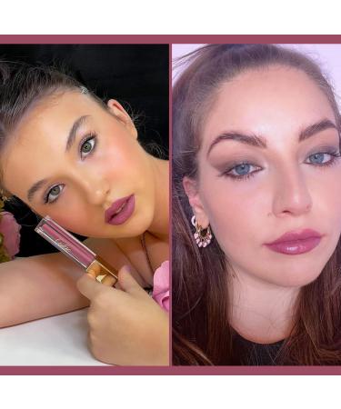 Oulac Matte Liquid Lipsticks 3PCS Set - Long Lasting Lip Stain with Vitamin E & Rose Oil, High Pigment Color, Waterproof Formula - Gluten Free & Vegan Friendly - Buy Online on GoSupps.com
