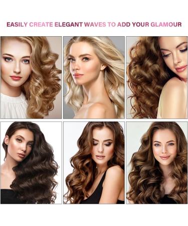Flintronic 3-Barrel Curling Iron - 25mm Wave Hair Styling Tool Fast Heating Includes 5 Hairpins - Perfect for All Hair Types - Buy Online on GoSupps.com