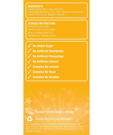Natures Aid Super Stars Vitamin C for Children 4-12 Years - 60 Chewable Tablets - Buy Online on GoSupps.com