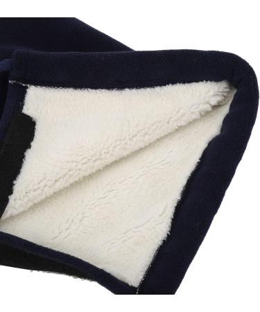 Soft Thick White Plush Foot Cast Sock | Adjustable Toe Cover for Men and Women | Warm Foot Warmer Protector in Dark Blue (Small) - Buy Online on GoSupps.com