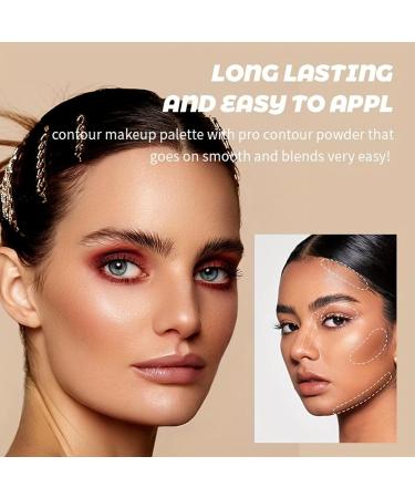 4 Colors Contour Palette - Natural Face Contouring Highlighters & Bronzer Makeup Kit for Beginners | All-in-One Makeup Contour Set (02 1.02 oz - Buy Online on GoSupps.com
