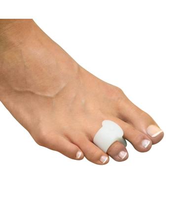 Mars Wellness Gel Toe Separator and Toe Spacers - Bunion Hammer Toe Overlapping Toes Toe Spreader and Toe Corrector for Men and Women - 4 Pack - White Small - Buy Online on GoSupps.com
