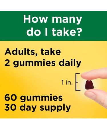 Nature Made Iron Gummies with Vitamin C - 60 Count, 18mg per Serving, Red Blood Cell Support - Buy Online on GoSupps.com