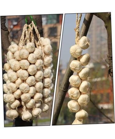 ABOOFAN 4pcs Simulated Garlic Hanging Skewers Lanyard Artificial Vegetable Model Photo Props Accessories - Buy Online on GoSupps.com