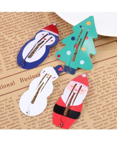 8pcs Christmas Hair Clips Set | Santa Snowman & Tree Accessories for Toddlers & Kids - Buy Online on GoSupps.com