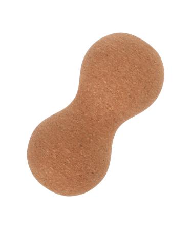 Minkissy 1 x massage double ball peanut ball psoas release tool peanut ball scooter myofascial handmade roller double-lacrosic massage ball stability ball cork deep movable ball