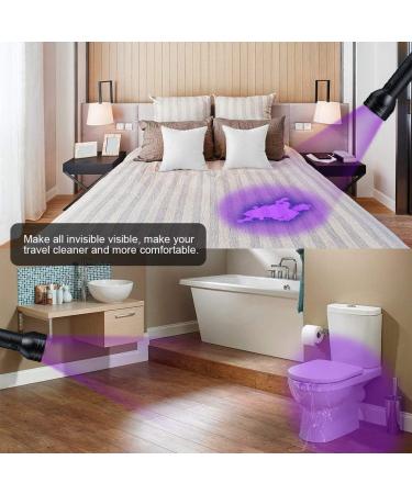 UV Black Light 51 LEDs Flashlight - Mini UV Detector for Pet Urine Scorpion and Fake Banknotes - 395nm Ultraviolet Torch - Buy Online on GoSupps.com